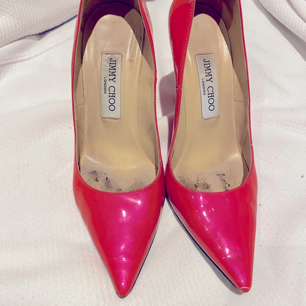 Hot pink Jimmy Choo pump